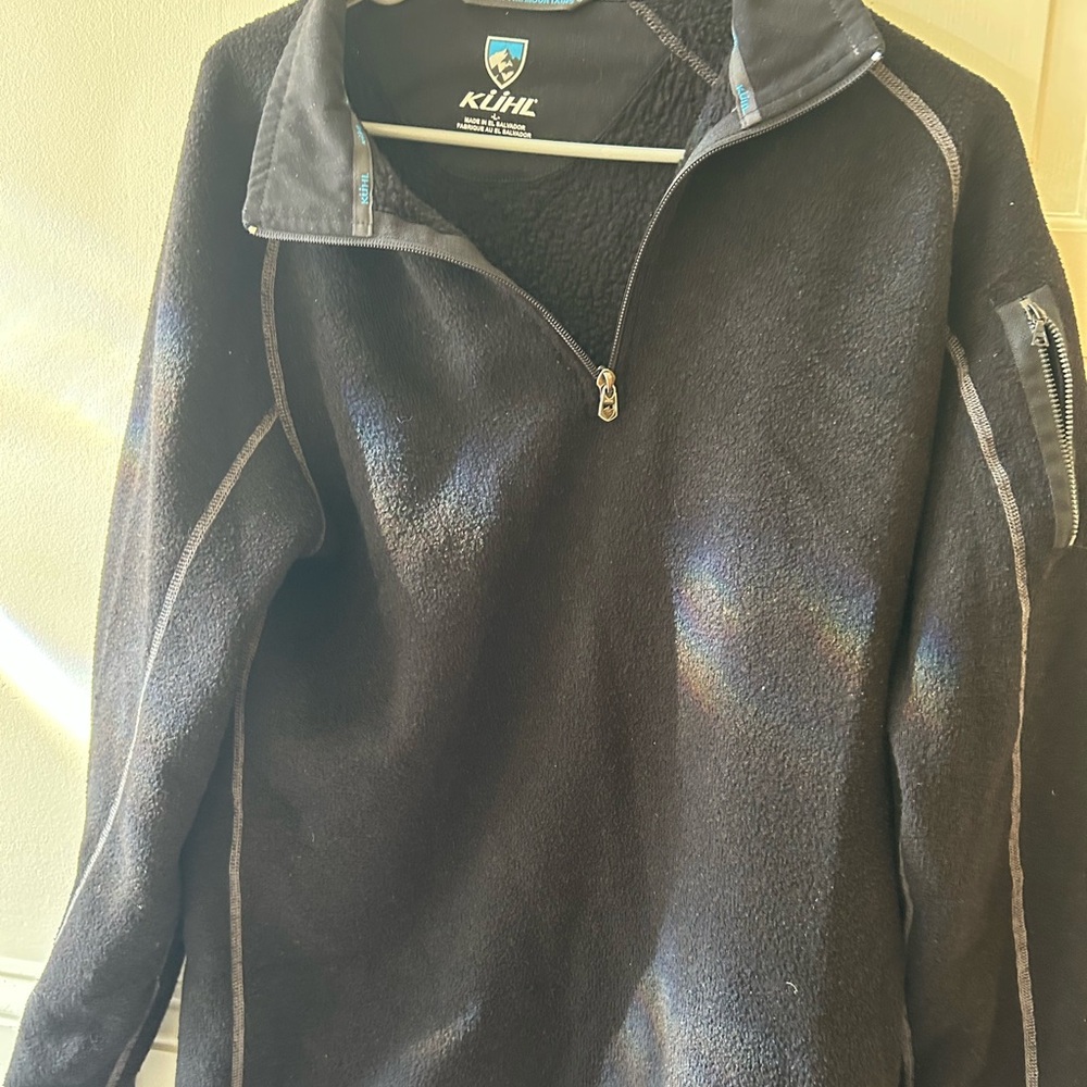 Kuhl Men's Black Zip-Up Sweater